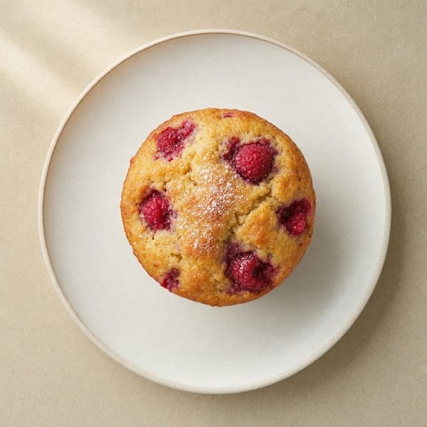 Wilgotne muffiny bananowo-malinowe