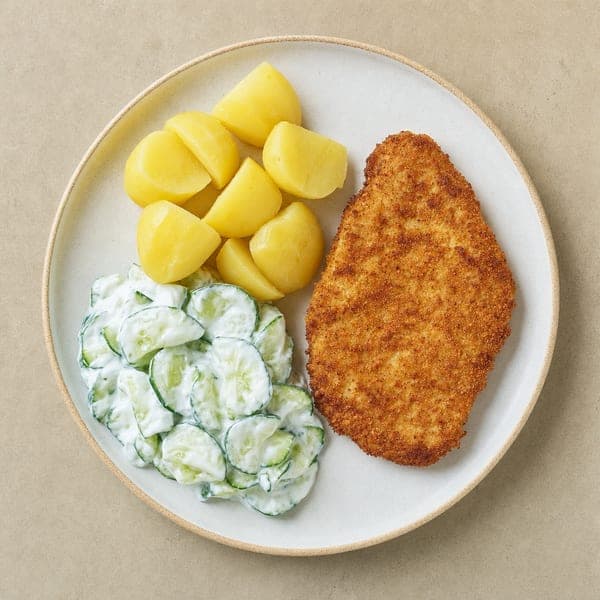 Pieczony kotlet schabowy po dietetycznemu