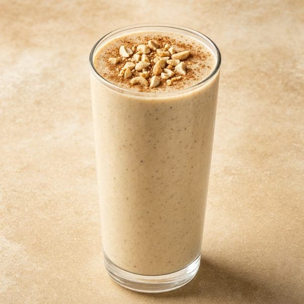 Bananowo-orzechowe smoothie z odżywką