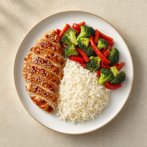 Pierś z kurczaka w glazurze teriyaki