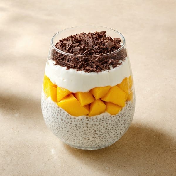 Pudding z nasion chia i mango