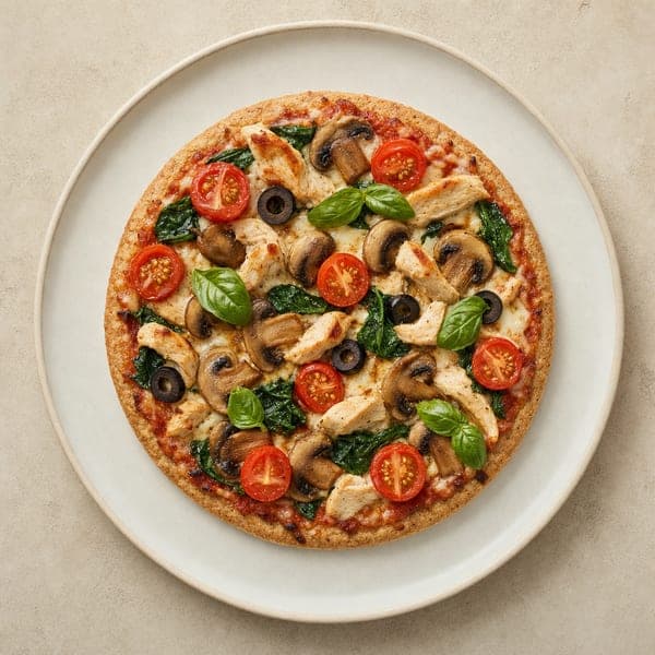 Domowe pełnoziarniste mini pizze