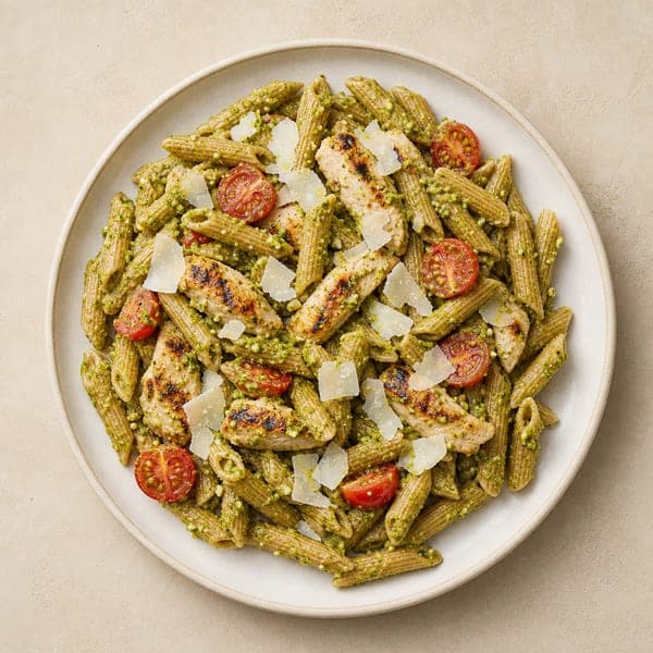 Makaron z kurczakiem i pesto pistacjowym