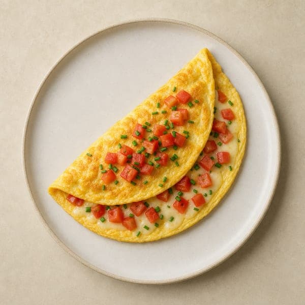 Klasyczny omlet – szybkie śniadanie lub kolacja