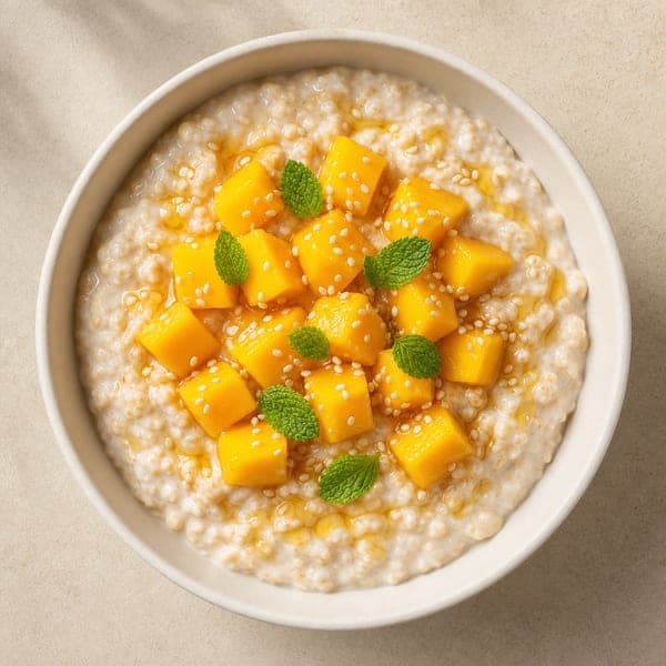 Owsianka w stylu mango sticky rice