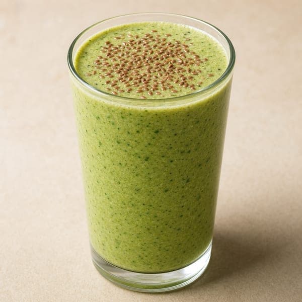 Zielone smoothie z pietruszką i masłem orzechowym