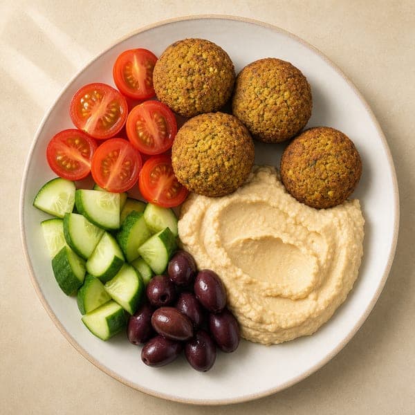 Lunchbox: pieczony falafel