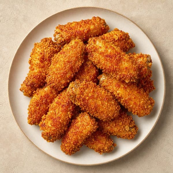Chrupiące skrzydełka kurczaka w stylu KFC