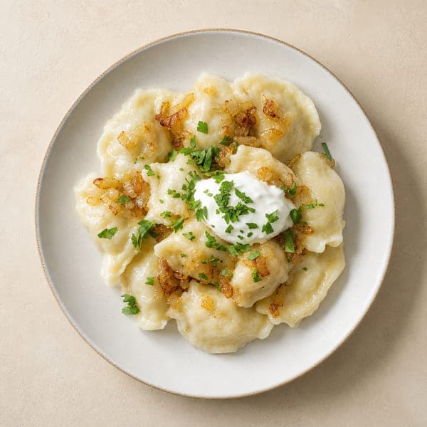 Klasyczne pierogi z nadzieniem ruskim