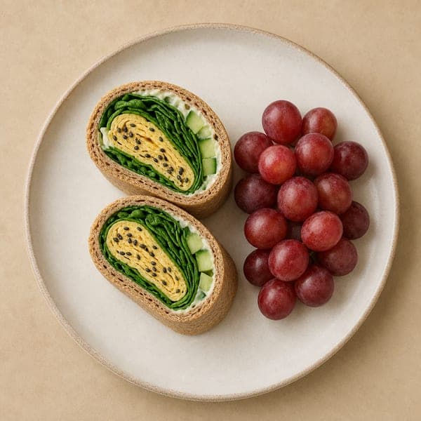 Lunchbox: kanapki z omletem sezamowym