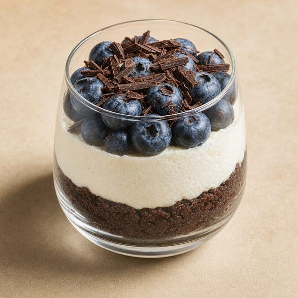 Brownie sernikowe w słoiczku