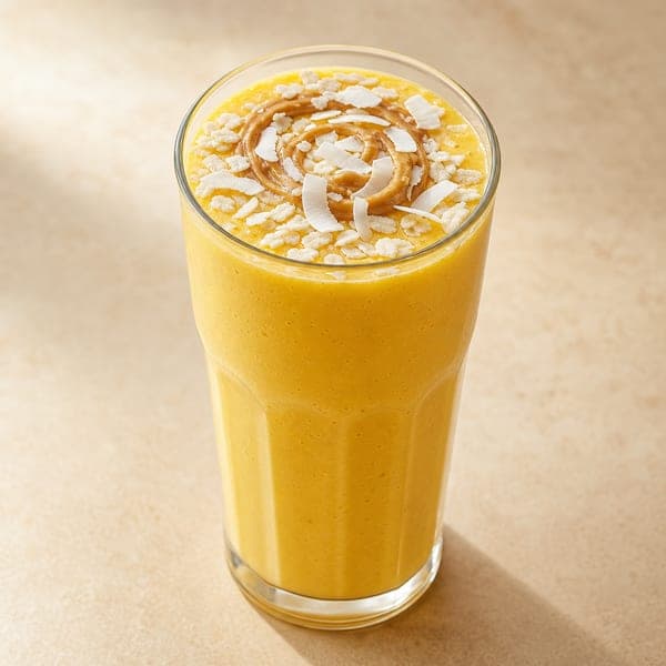 Smoothie z mango i płatkami ryżowymi
