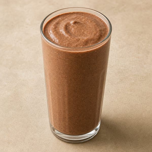 Czekoladowe smoothie z masłem orzechowym