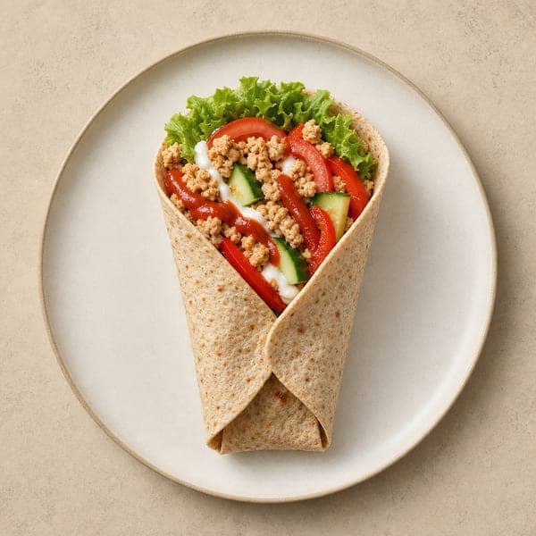 Wrap w stylu burgera