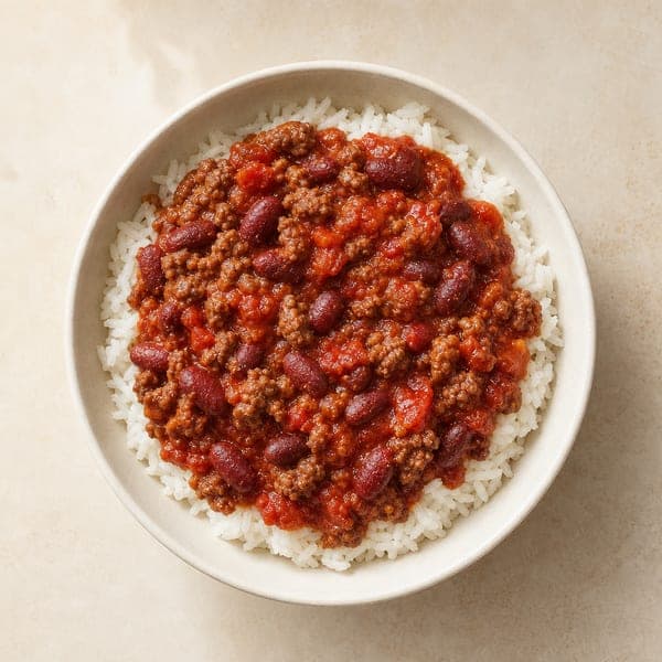 Chili z wołowiną i czerwoną fasolą
