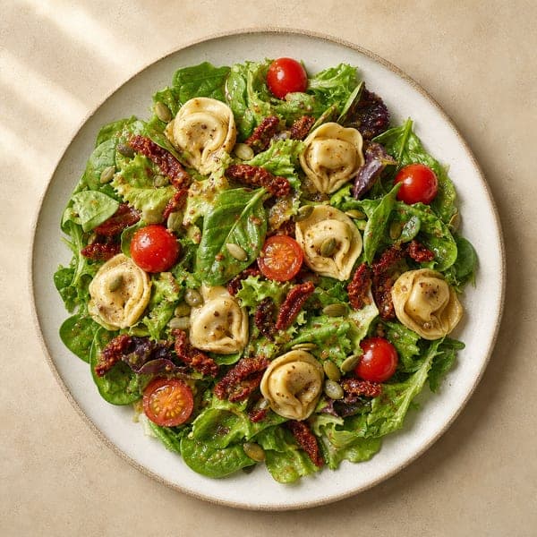 Sałatka z pierożkami tortellini